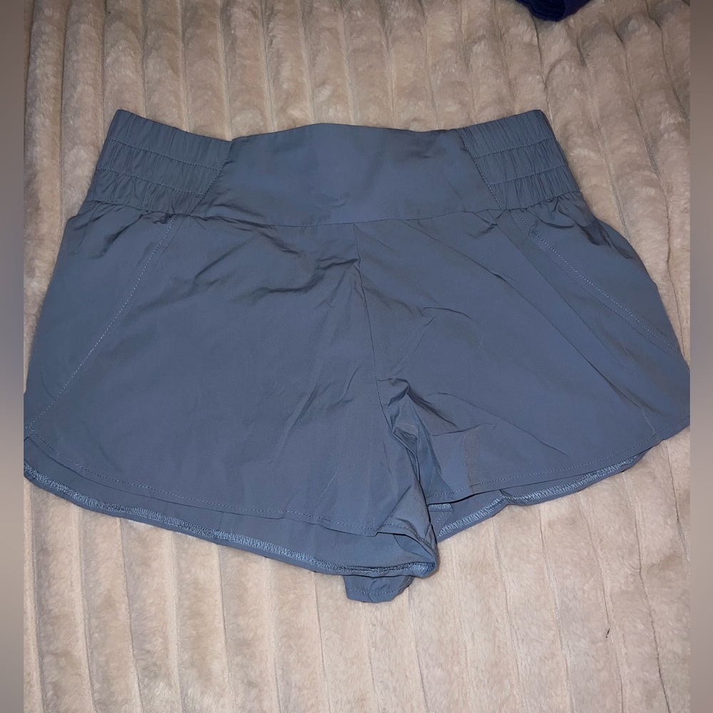 Oysho blue athletic shorts